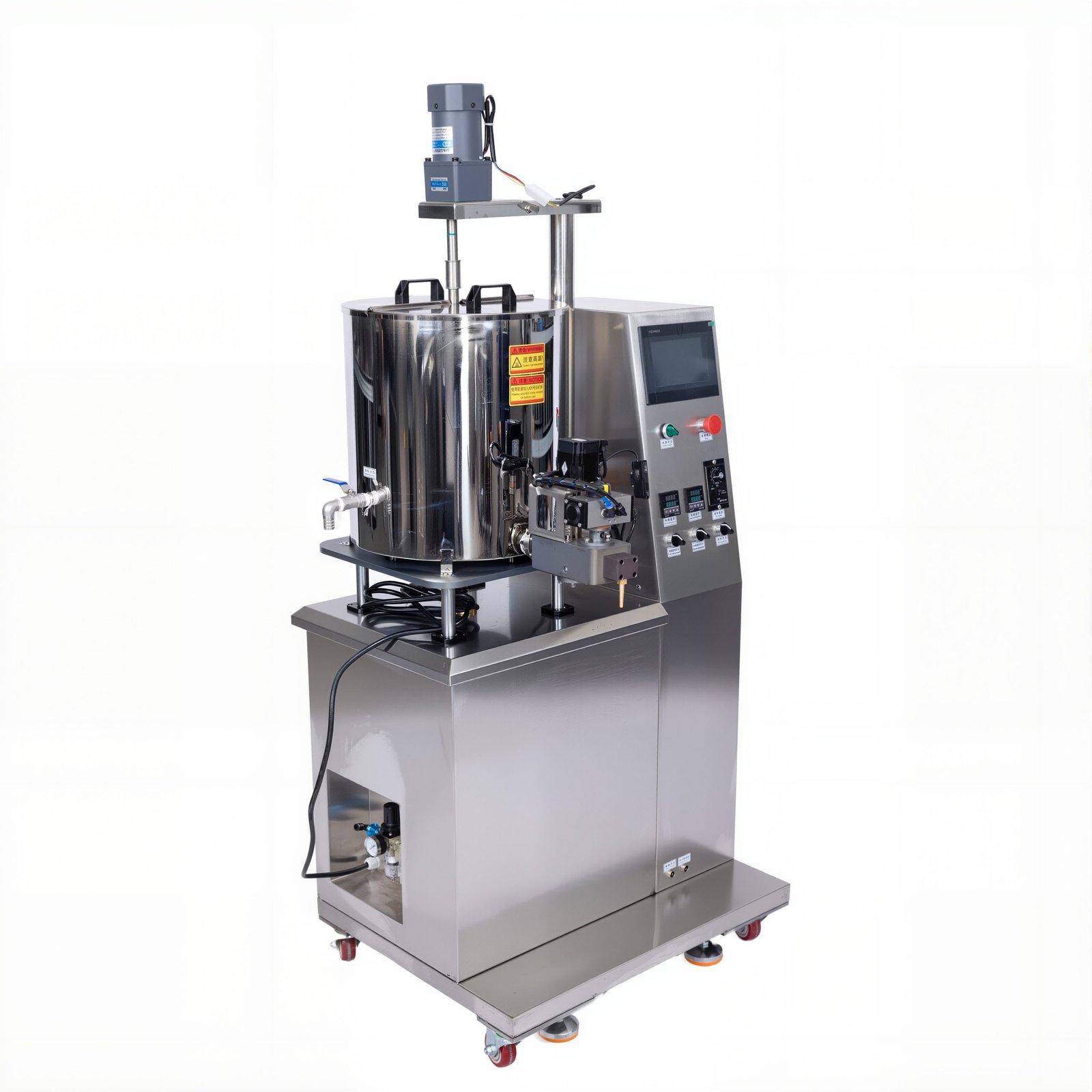 Factory Price 10-200ml Servo Motor Heated Filling Machine for Lip Gloss Cream - Image 2